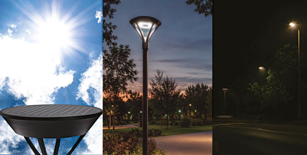 Solares y urbanas de luz continua